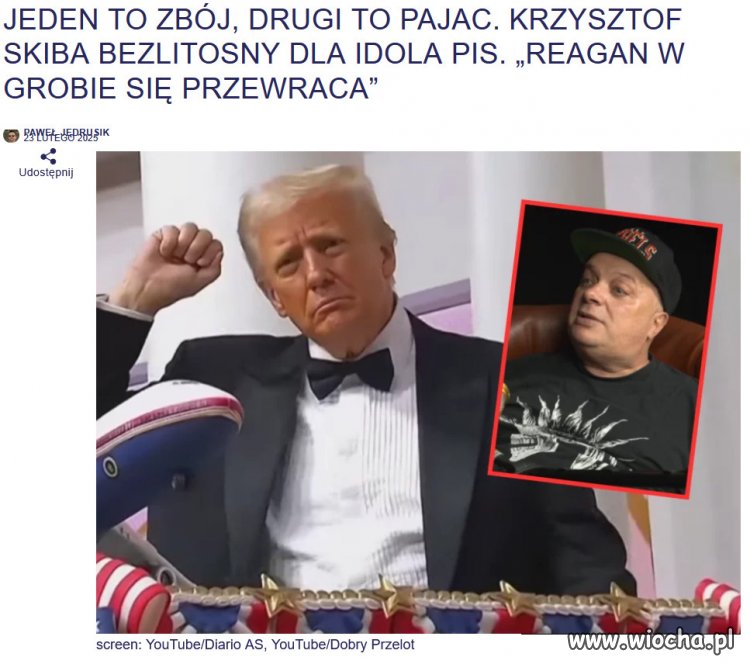 Satyryk nazwał go po prostu „pajacem”, idola PiSu!