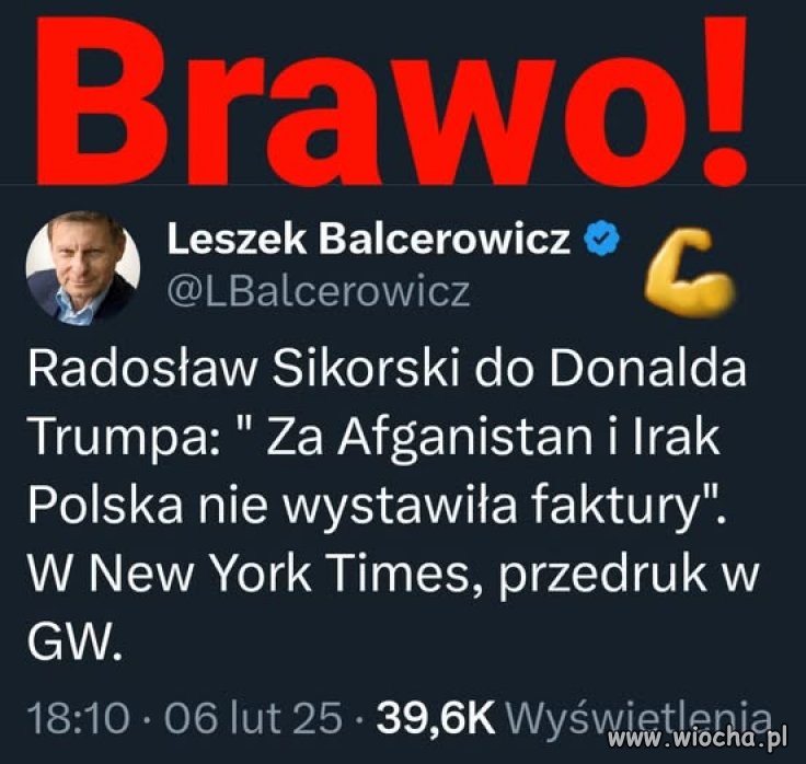 Brawo Radek! Tak trzeba gadać z tym pomarańczowym