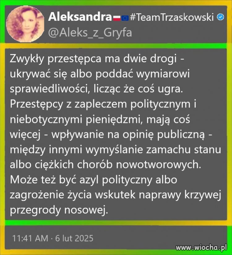 Oni wierzyli że ''władzy raz zdobytej, nie oddadzą nigdy''. 