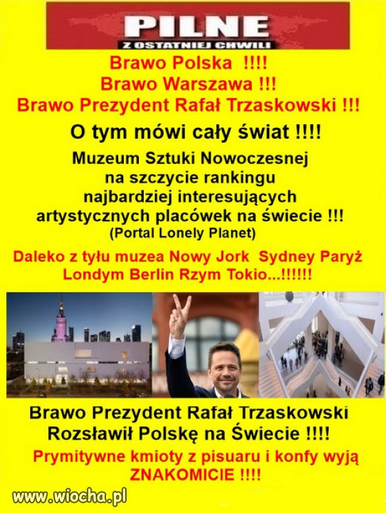 Antypolscy wrogowie narodu, nie cieszą się z tego!
