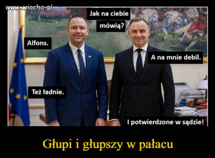 Głupi i głupszy... szczyt możliwości Kaczyńskiego!
