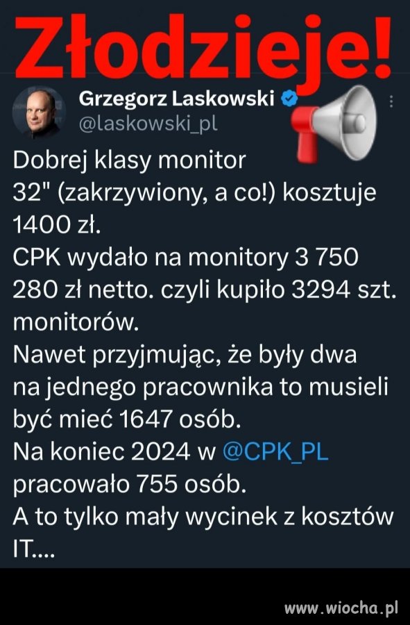Co się stało że sprzętem po wyborach?