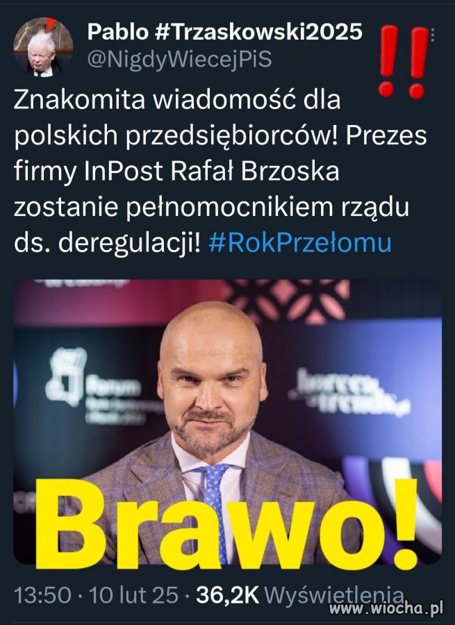 Brawo!  Dajmy głos ludziom,