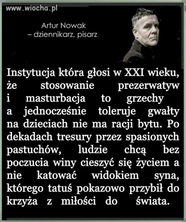 "Wiara", z której trzeba się leczyć.