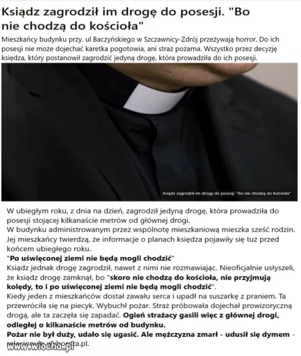 Bo nie chodzą do kościoła
