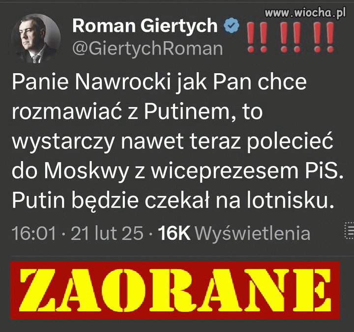 Romek jak zawsze w punkt