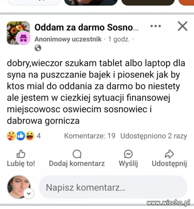 Pilnie laptop albo tablet 