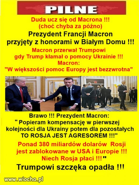 Trump pokazał jaki stosunek ma do Polski i jej pRezydenta!