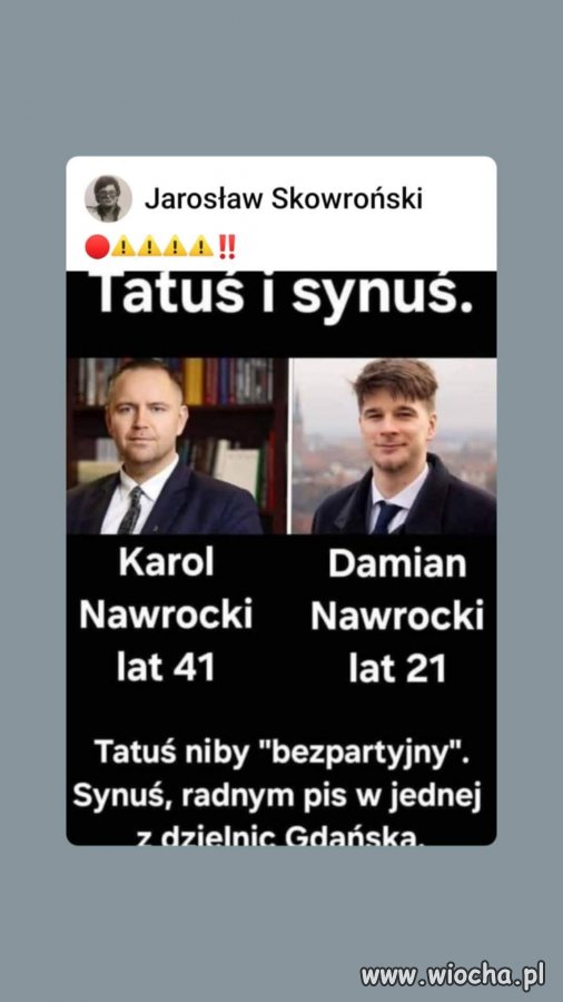 Synkowi już robotę w partii załatwił