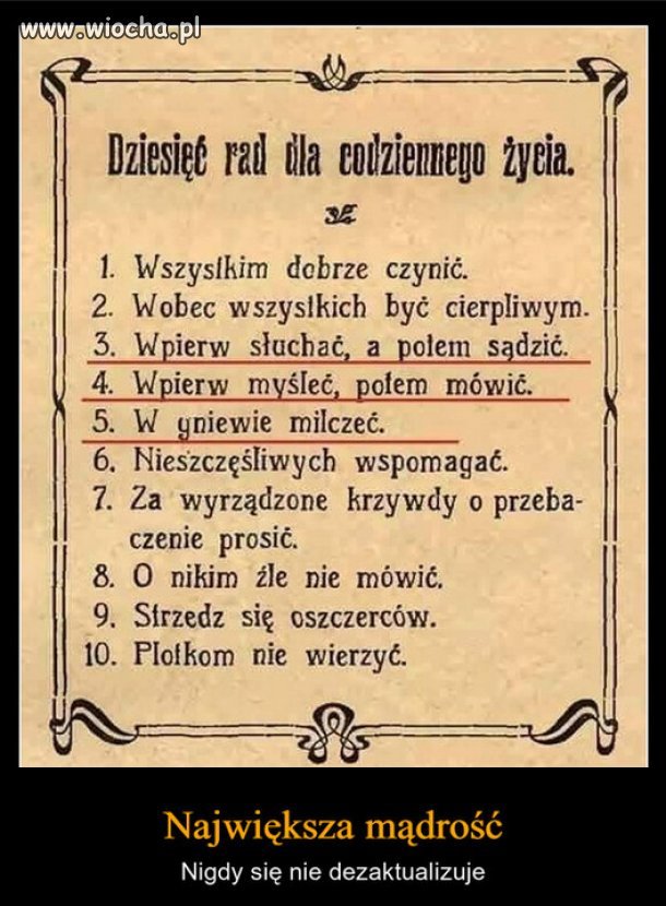 Stare ale zawsze aktualne...