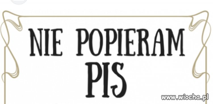 Nie popieram! 