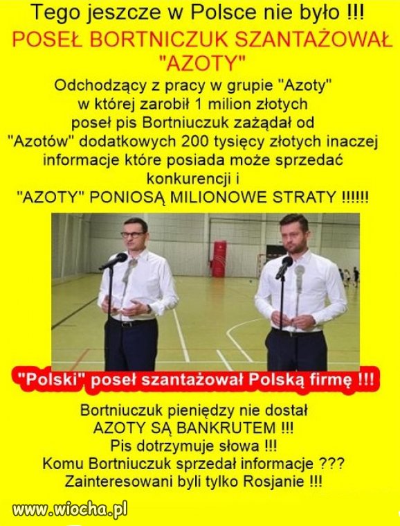 Ach ci wspaniali oszuści, złodzieje i szkodnicy PiSu!