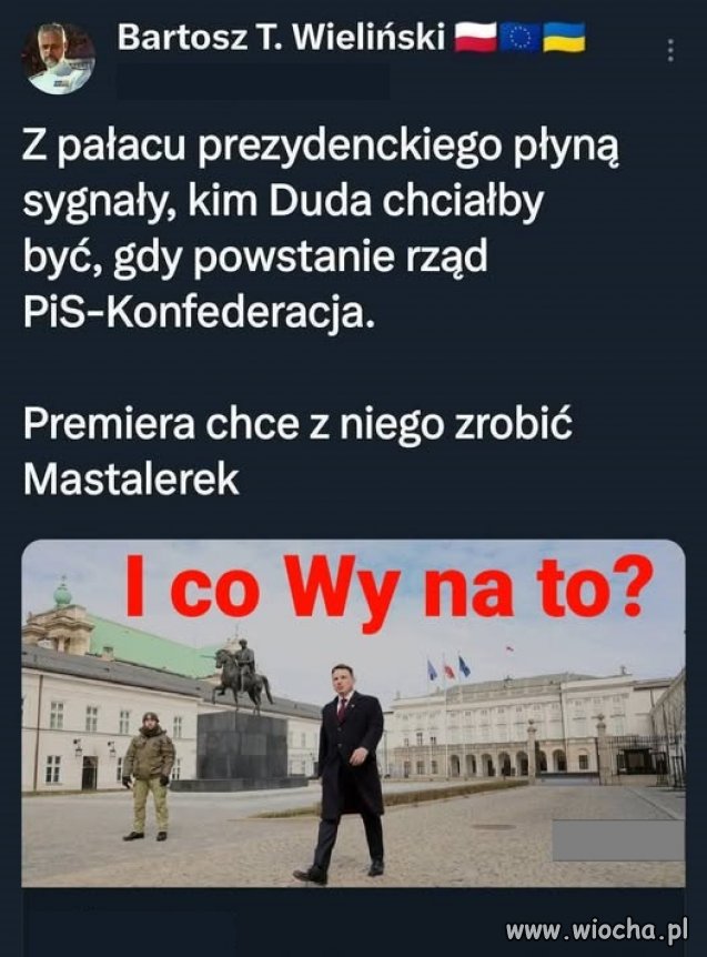 Mastarelek dba o swojego osiołka ... Ale chcieć to nie znaczy móc !