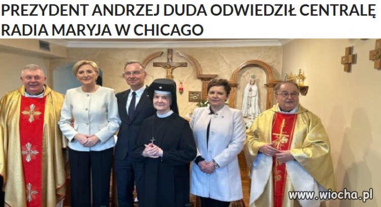 Ale żeby do USA lecieć aby z Rydzykiem się spotkać