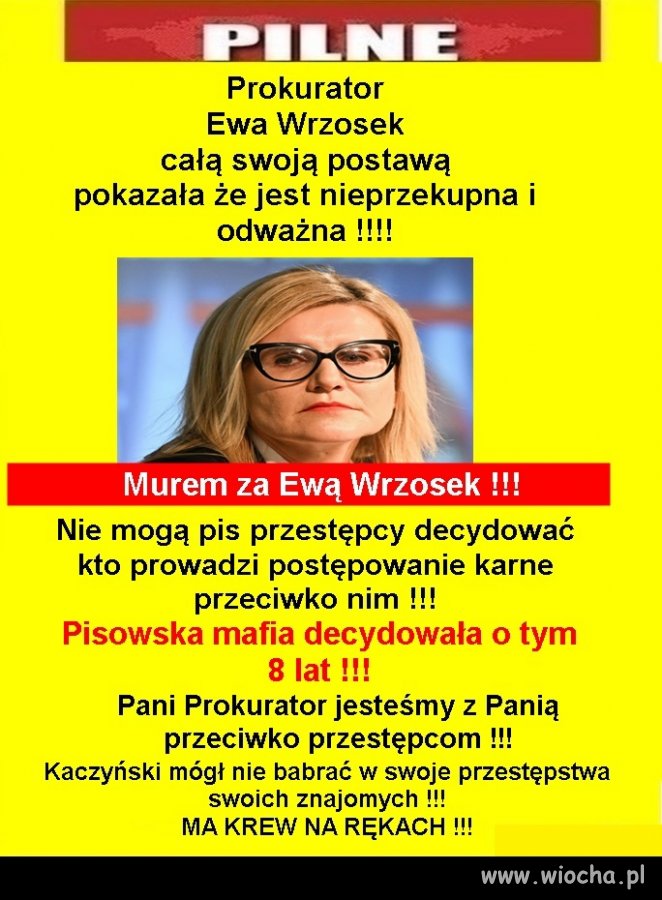 Brawa dla Pani Prokurator! Jest szansa, że dojedzie tych bandziorów!