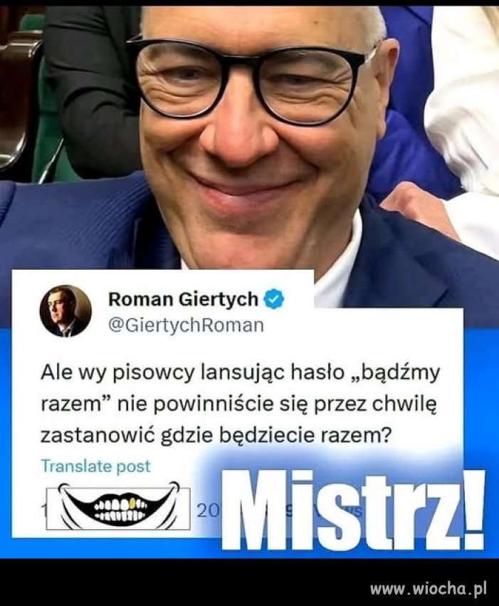 Romek wam pomoże, żebyście siedzieli razem ...