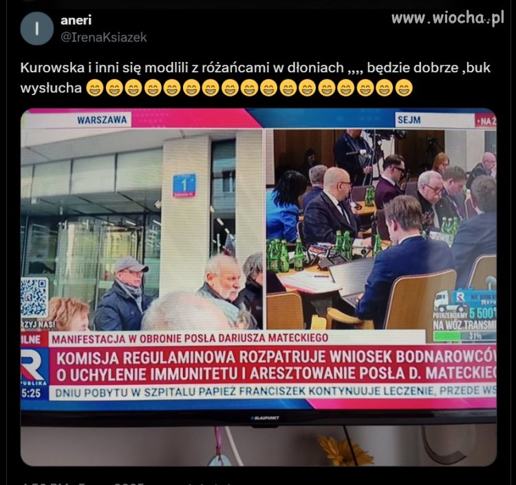 Cholera! Chyba cofnę apostazję, jak mu to pomoże