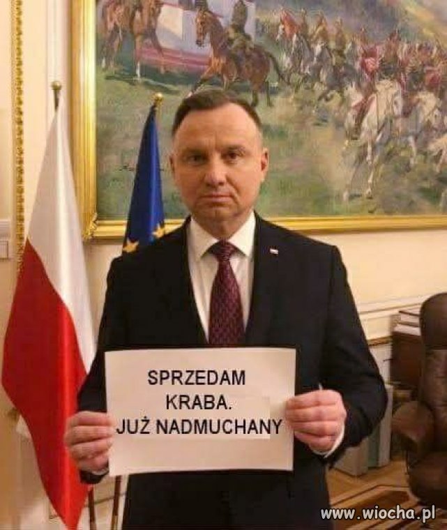Anżej przed wyprowadzką z pałacu ...