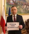 Anżej przed wyprowadzką z pałacu ...