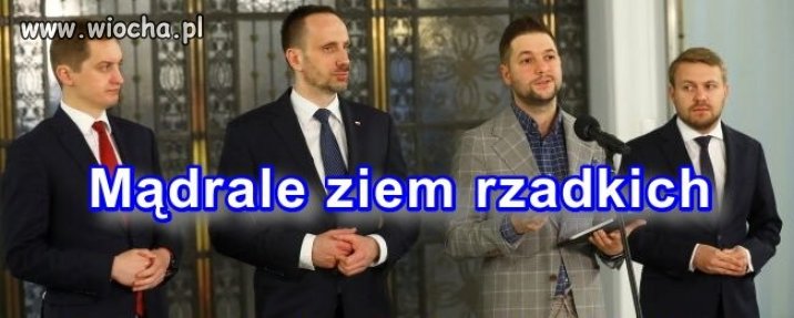 Mamy  bogate pokłady mądrali.