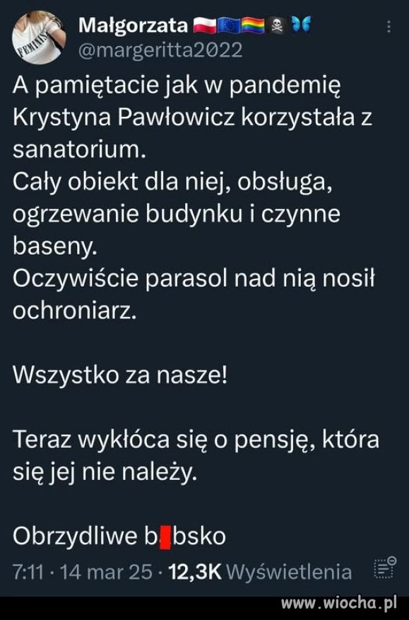 Pawłowicz to jest wytwór komuny i tak się zachowuje