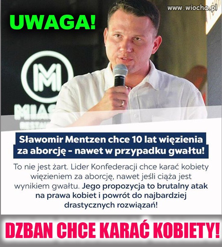 Czy naprawdę są w Polsce kobiety gotowe głosować na tego idiotę ?