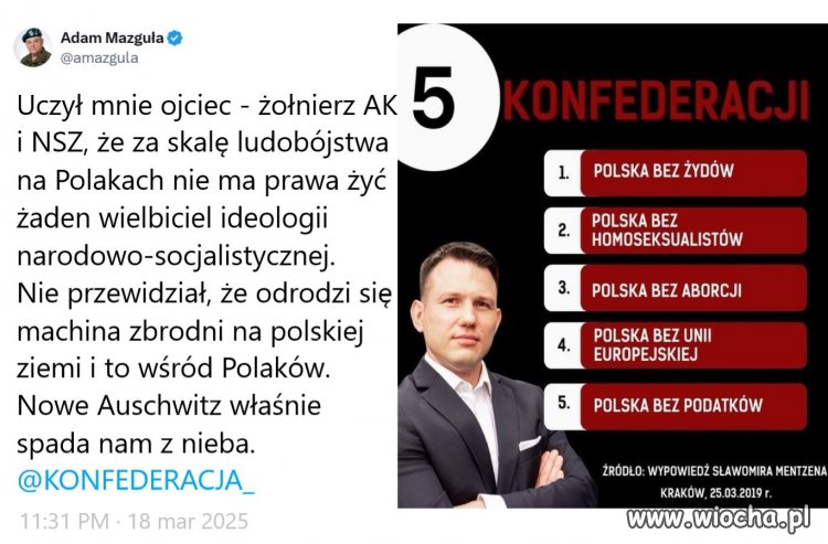 Eksterminacja żydów i homoseksualistów, za aborcję kara śmierci, 