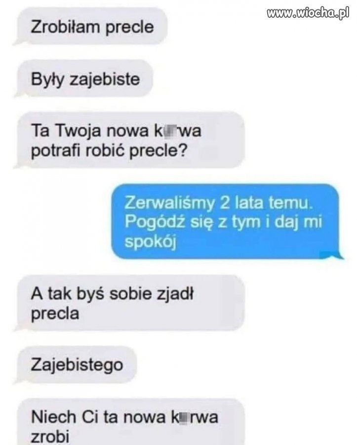 Nie może chyba się pogodzić z rozstaniem 