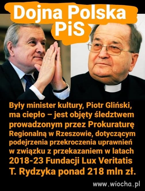 A to tylko jeden przekręt z o. Inkasentem ... 218 milionów