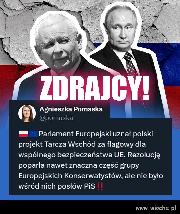 Dla PiSowskich zdrajców nieważne jest bezpieczeństwo Polski !