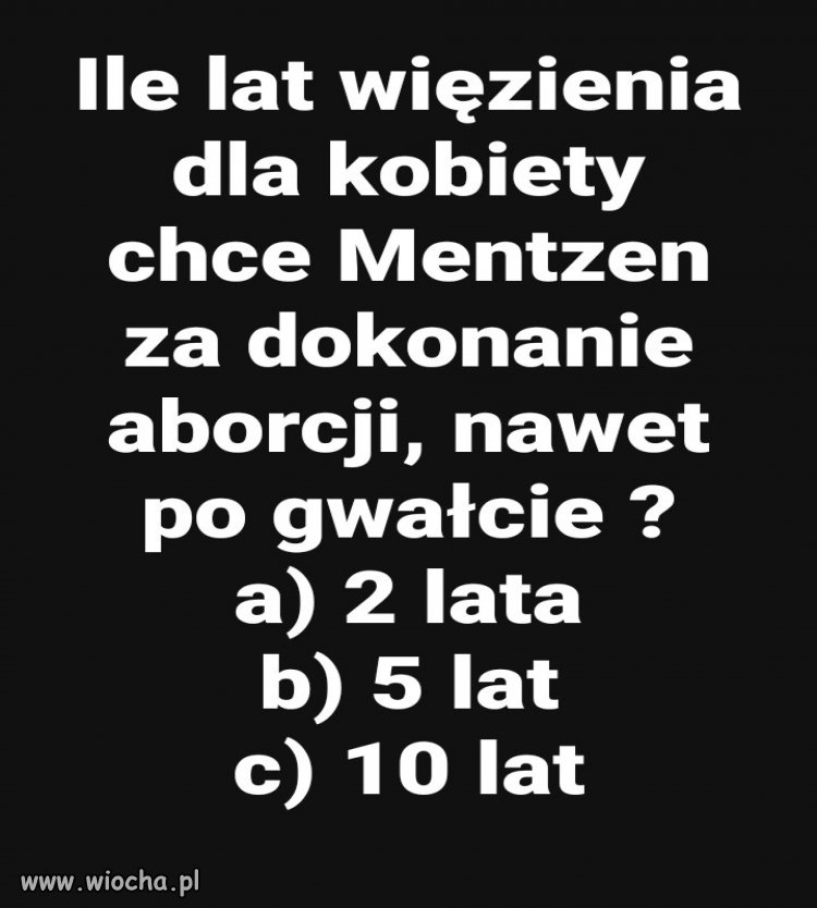 Warto zainteresować się co ten oszołom szykuje kobietom: