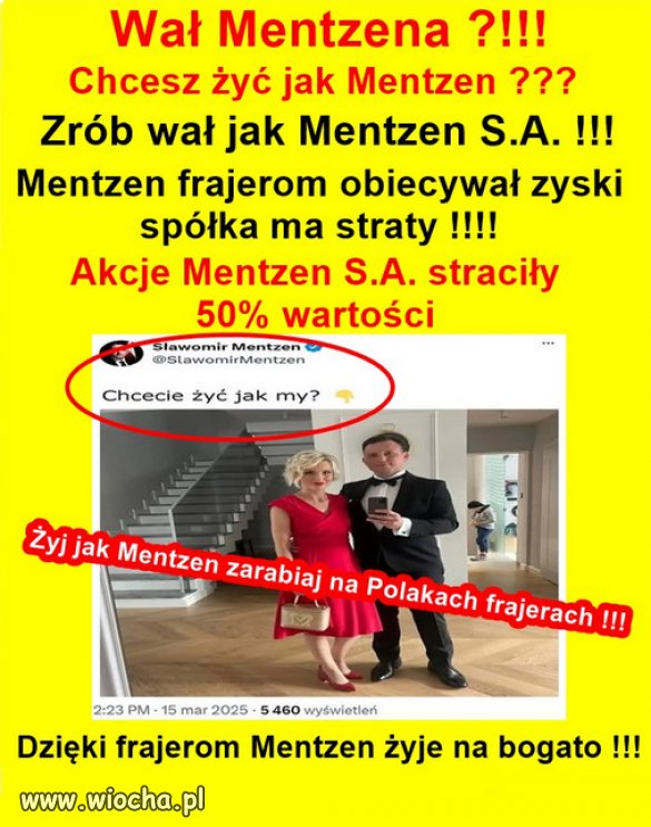 "Geniusz" ekonomii Mentzen, pokazał klasę...
