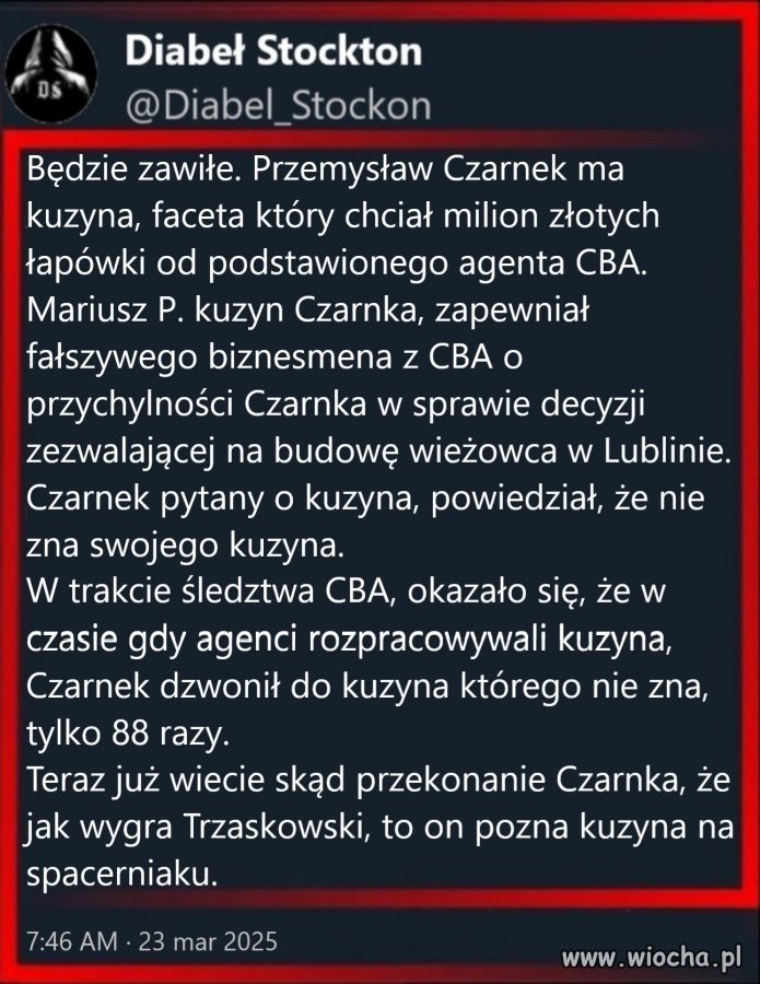 Tu się trzeba z tym dzbanem zgodzić,