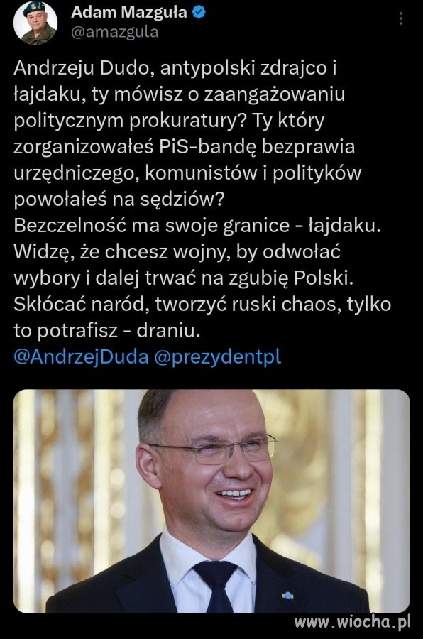 I tak należy mówić do tego 'czegoś' ...