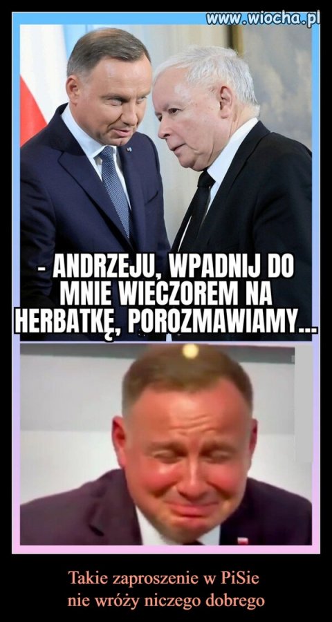 Anżeju, nie cieszysz się ?