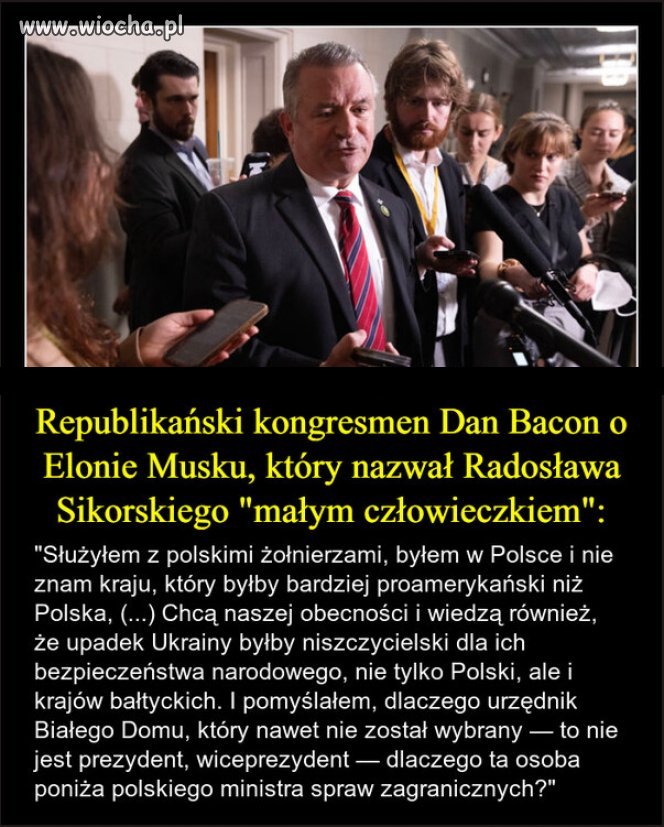 Sikorski zrobił furorę swoimi wystąpieniami w USA.