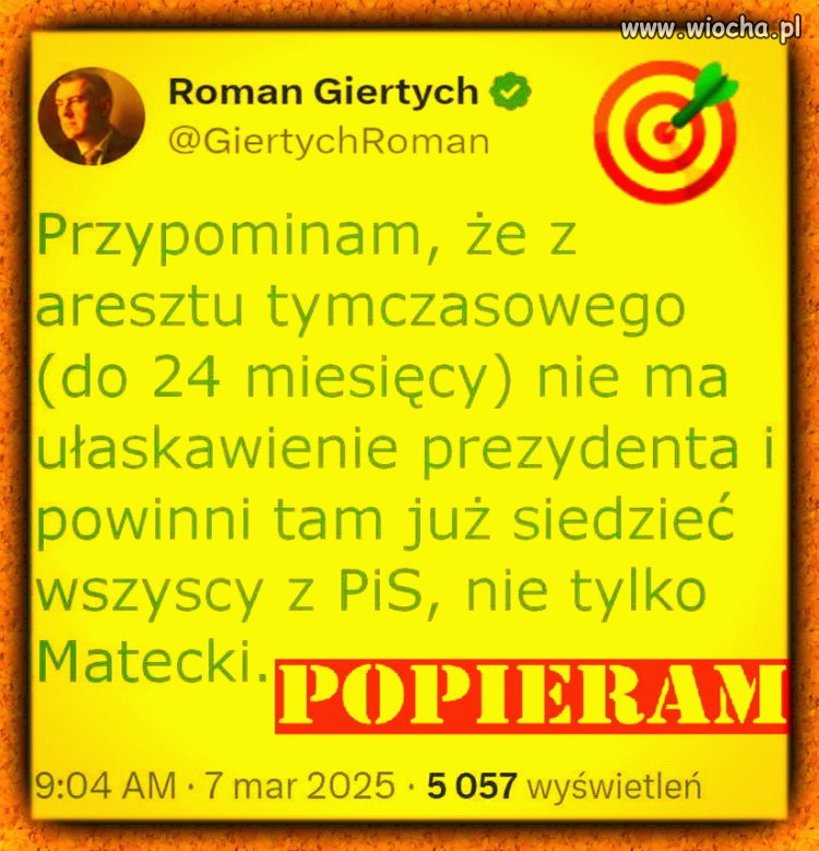 Roman jak zawsze celnie