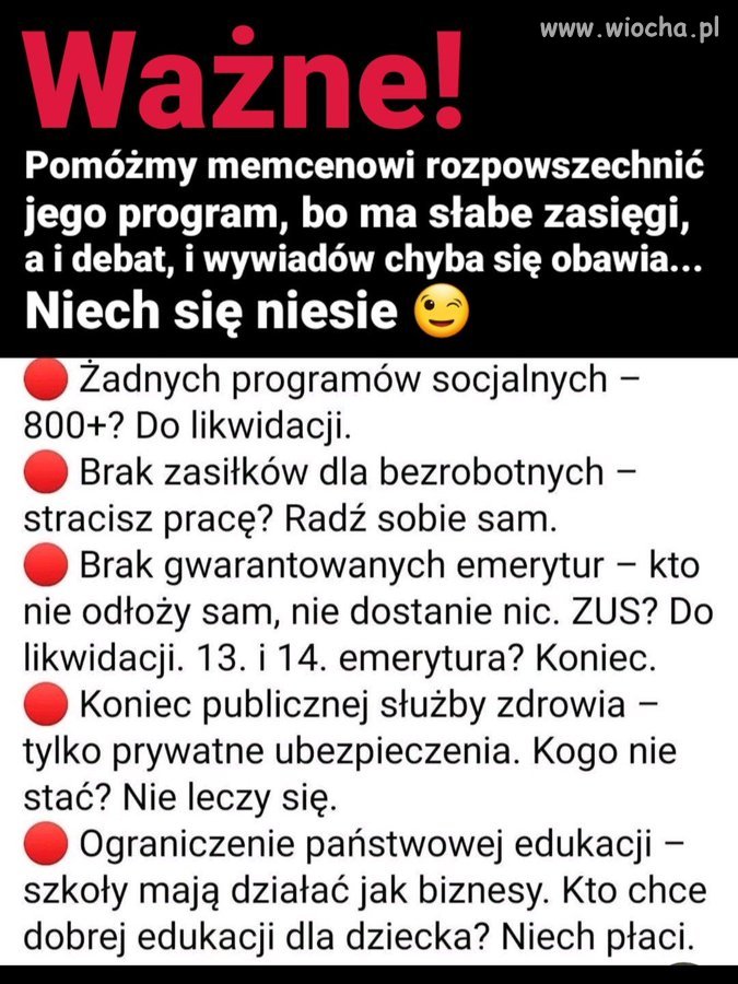 Pomóżmy Sławkowi rozpropagować jego program