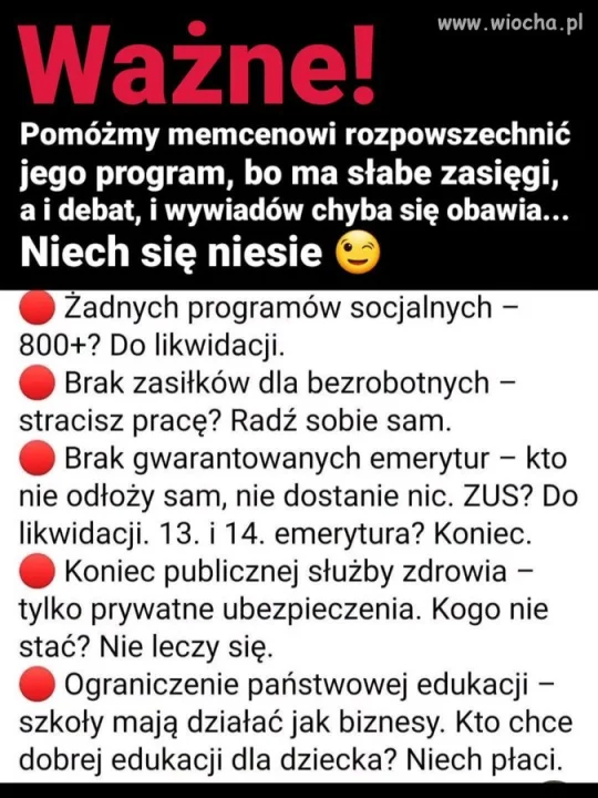 Pomóżmy Sławkowi rozpropagować jego program