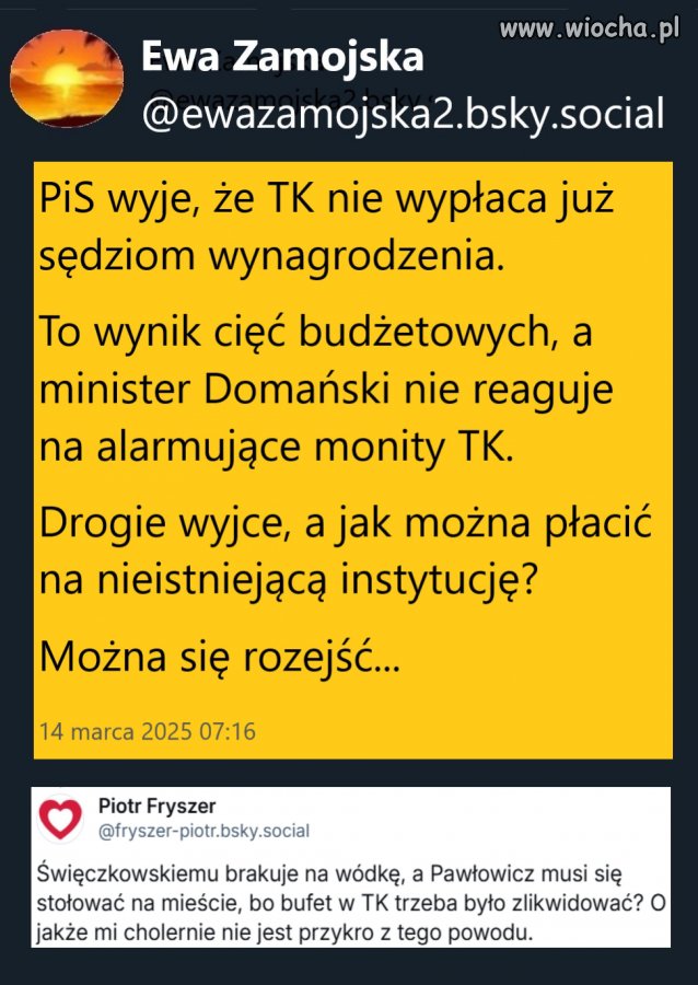 Może w końcu ktoś z pseudo-trybunału uzna 