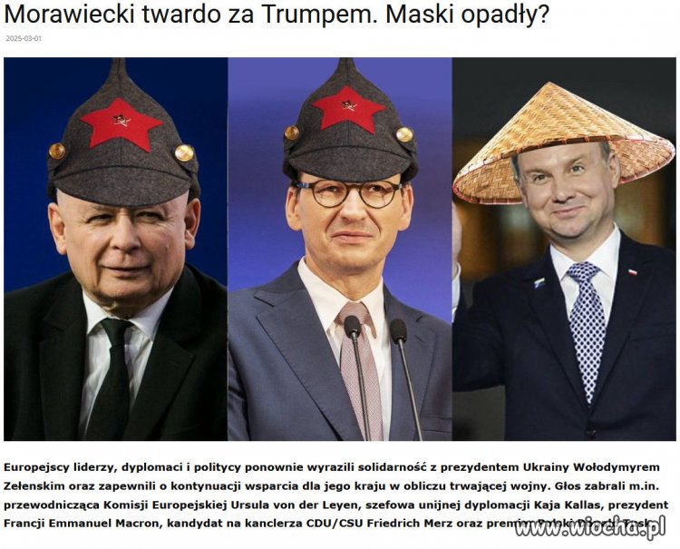 Najwyraźniej wczoraj w Waszyngtonie opadły maski.