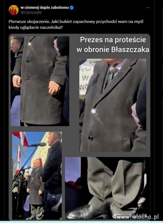 Moja odpowiedź brzmi ''Zapach pisowski''!
