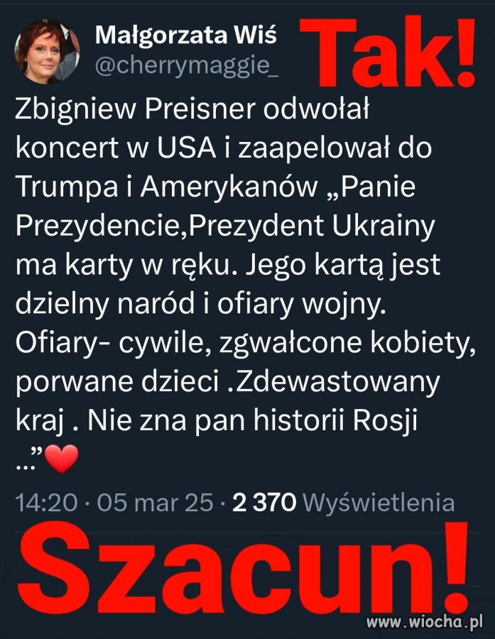Brawo Panie Zbyszku !
