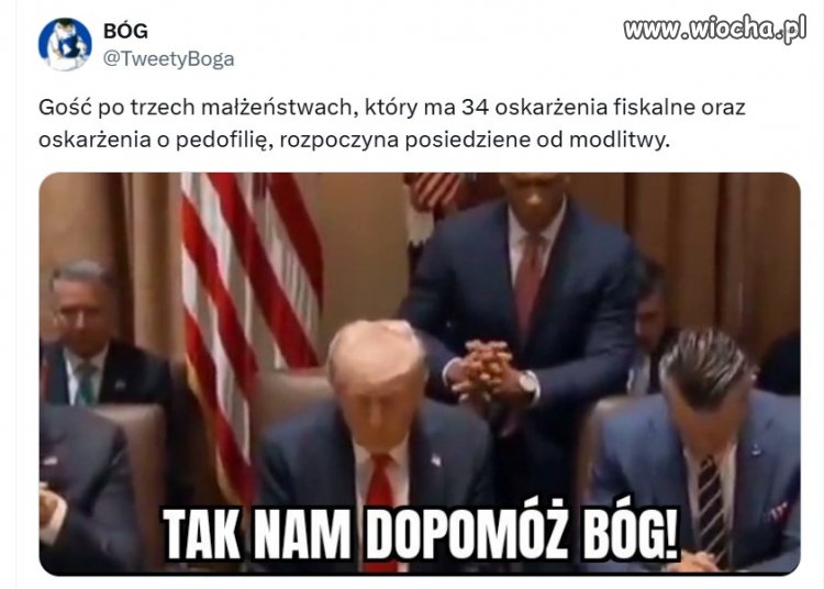 Ponoć un niewierzący jest... To do kogo szepta??? Do Putina???