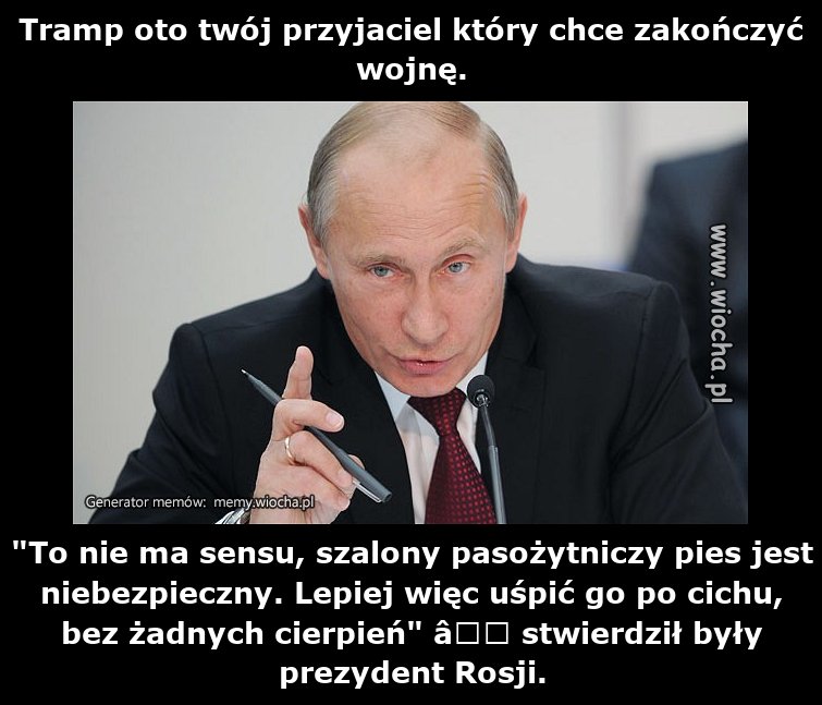 Tramp oto twój przyjaciel który chce zakończyć.