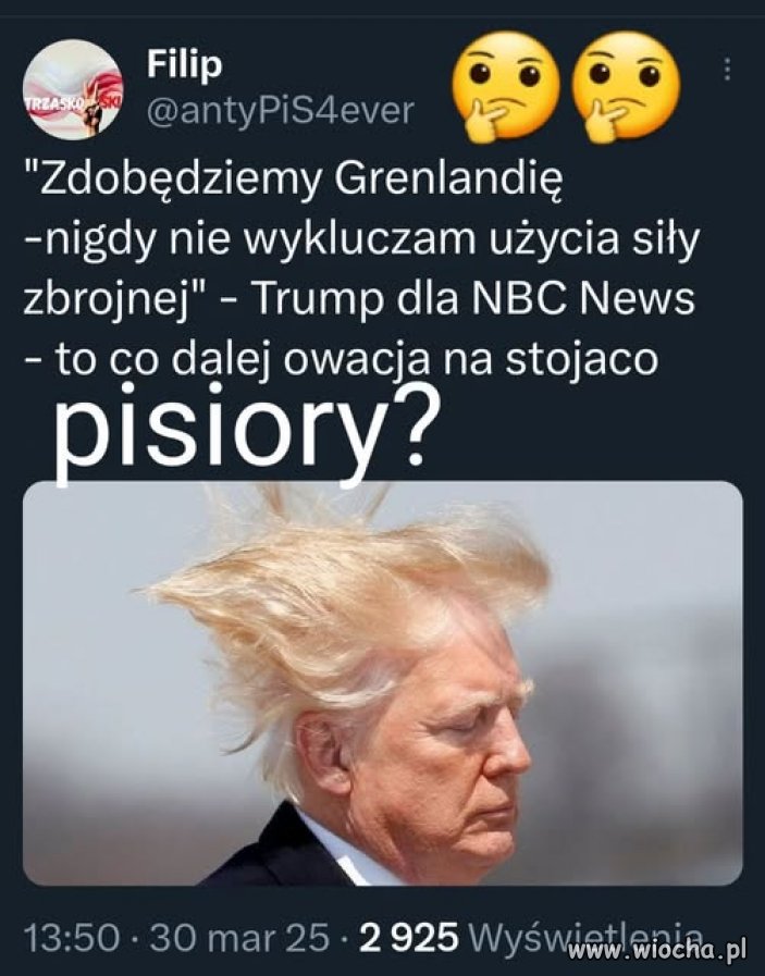 I to jest ten miłośnik pokoju, który chce zakończyć wojnę w Ukrainie?