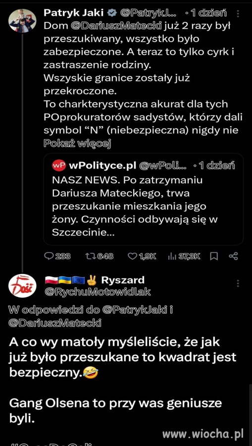 To dlatego Jaki tak srogo zawył.