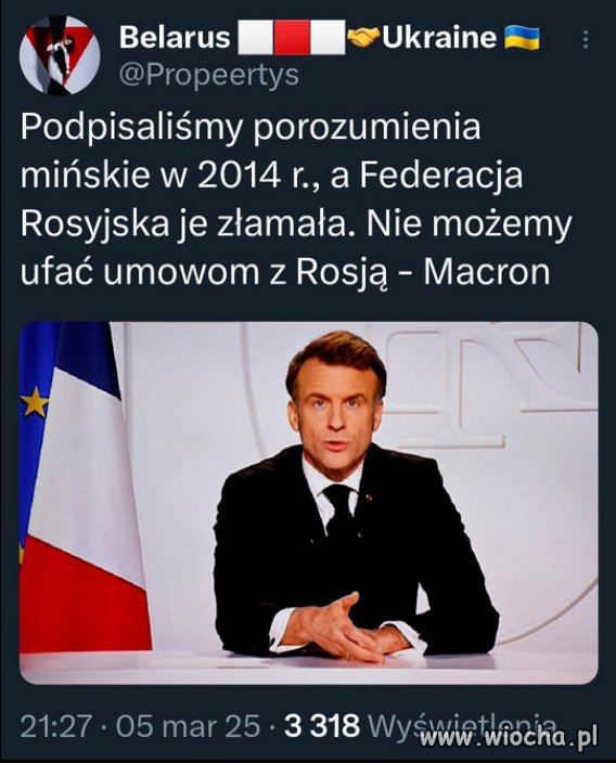 Putinowi nie wolno ufać, ani jego poplecznikom! 