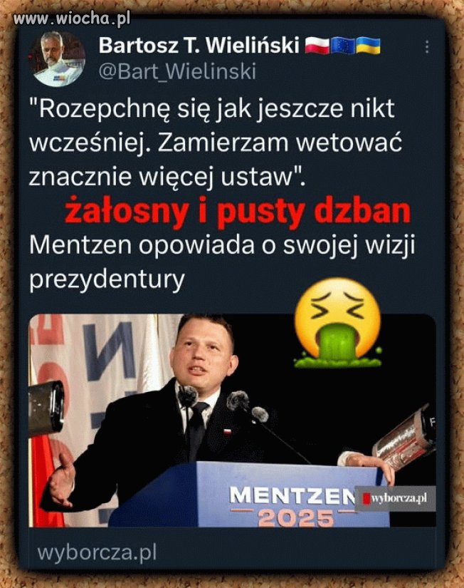 Znowu chce wywracać stołki