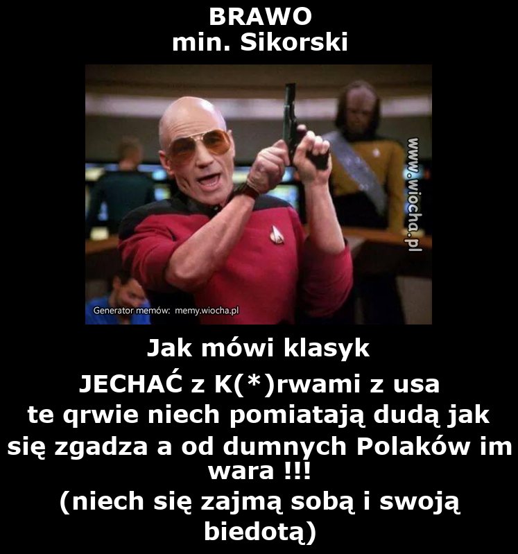 BRAWO
min. Sikorski